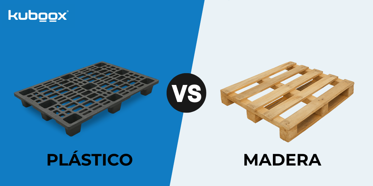 Paletas en plástico vs paletas en madera: por qué elegir plástico sí merece la pena