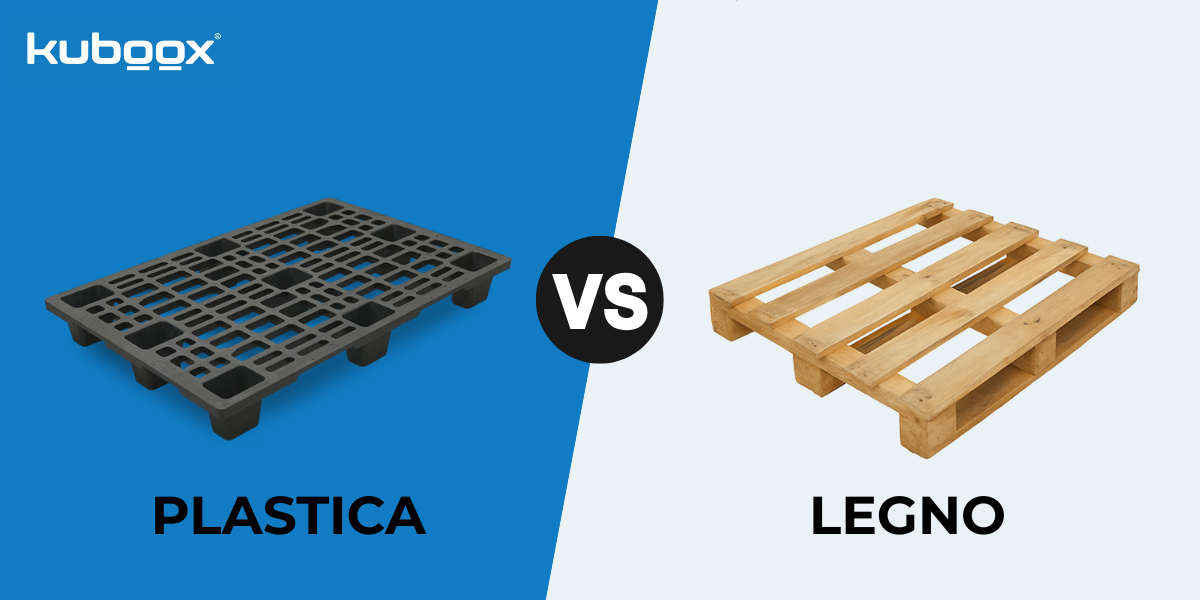 Pallet in plastica vs pallet in legno: perché scegliere i pallet in plastica conviene davvero